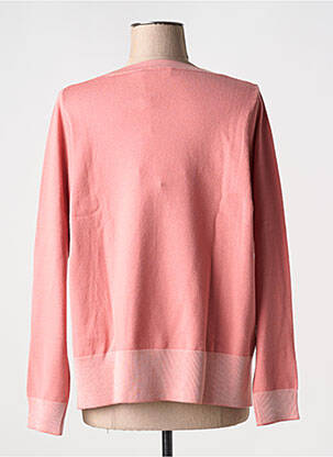 Pull col v manches longues rose DIANA GALLESI femme