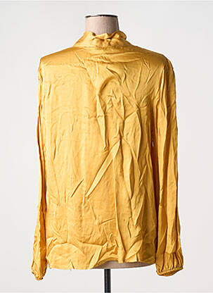 Blouse col rond manches longues or LAUREN VIDAL femme