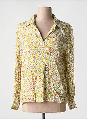 Blouse imprimé fantaisie manches longues vert LE PETIT BAIGNEUR femme