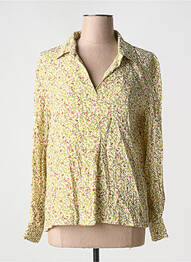 Blouse imprimé fantaisie manches longues vert LE PETIT BAIGNEUR femme