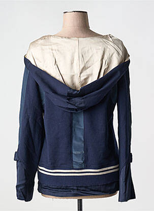 Top imprimé fantaisie manches longues bleu ELISA CAVALETTI femme