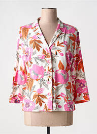 Chemisier coupe cintrée manches longues rose ZILCH femme