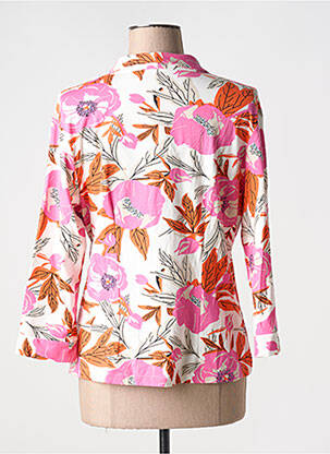 Chemisier coupe cintrée manches longues rose ZILCH femme