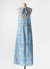Robe longue bleu LAUREN VIDAL pour femme seconde vue