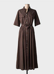 Robe longue marron DIANA GALLESI pour femme seconde vue