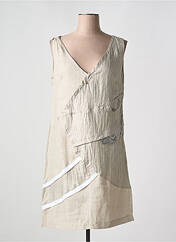 Robe mi-longue beige ELISA CAVALETTI pour femme seconde vue