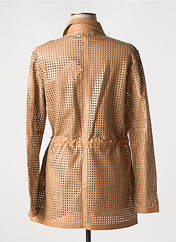 Veste simili cuir marron RINO & PELLE pour femme seconde vue