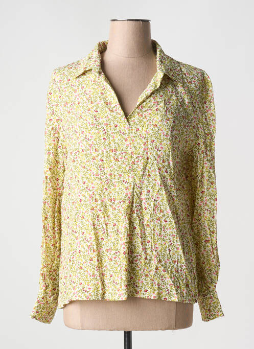 Blouse imprimé fantaisie manches longues vert LE PETIT BAIGNEUR femme