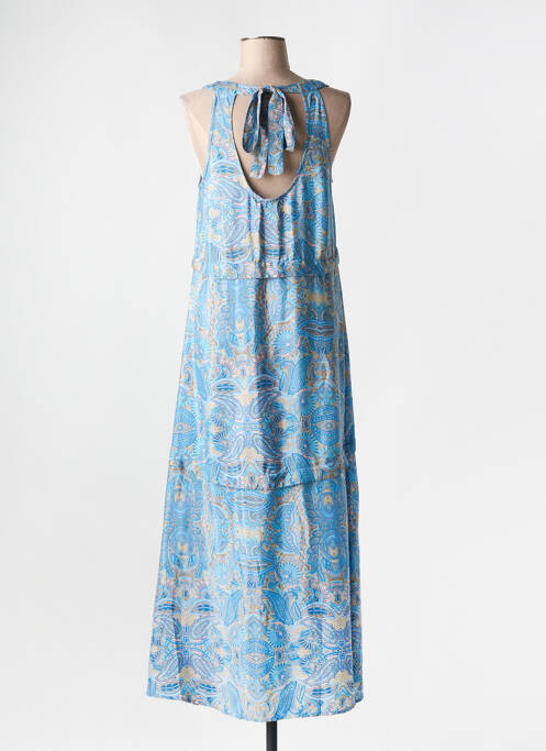 Robe longue bleu LAUREN VIDAL femme