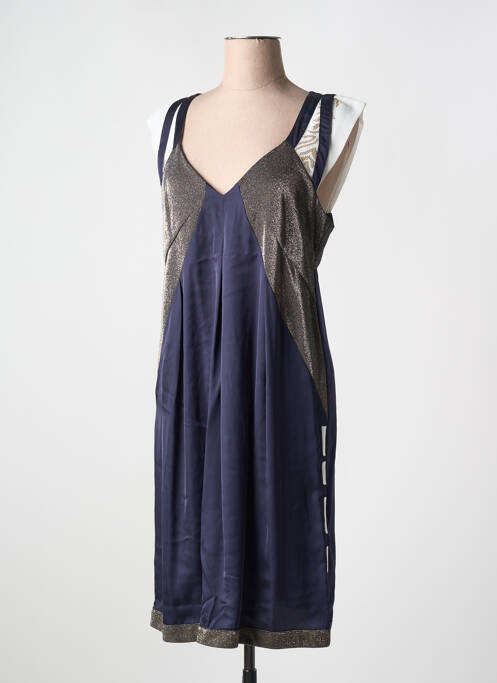 Robe mi-longue bleu ELISA CAVALETTI pour femme