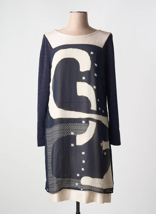 Robe mi-longue bleu ELISA CAVALETTI pour femme