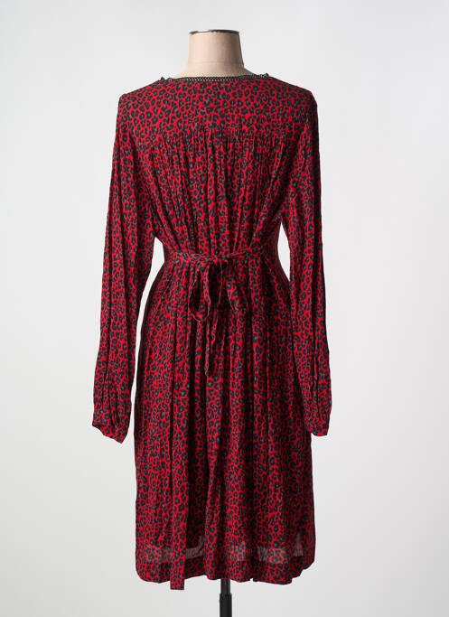Robe mi-longue rouge INDIES femme