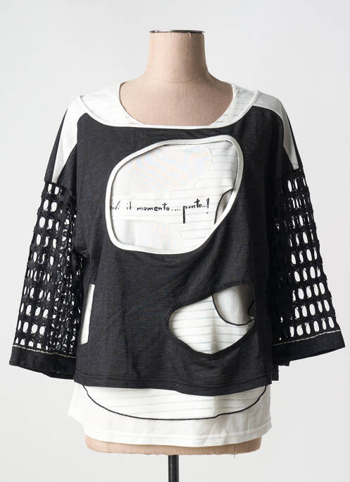 Top noir ELISA CAVALETTI pour femme