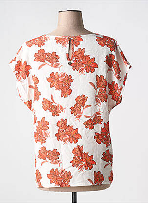 T-shirt col v manches courtes blanc LE PETIT BAIGNEUR femme