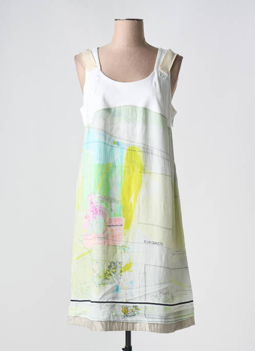 Robe mi-longue blanc ELISA CAVALETTI pour femme