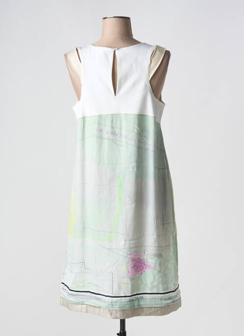 Robe mi-longue blanc ELISA CAVALETTI pour femme