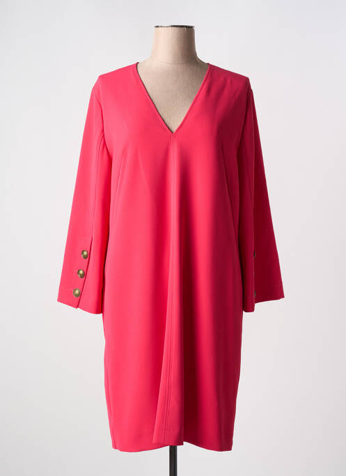 Robe mi-longue rose NENETTE pour femme