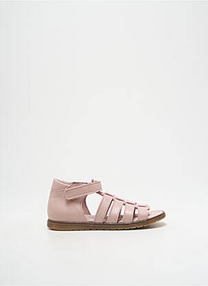 Spartiates matière lisse bout ouvert rose LITTLE MARY fille