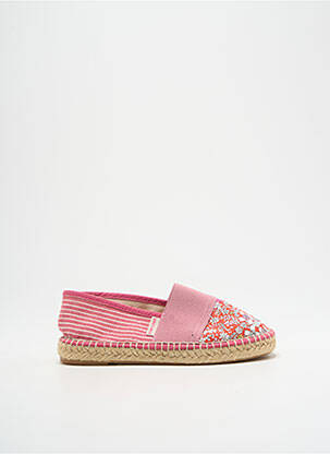 Espadrilles bout rond bout rond rose PARE GABIA fille