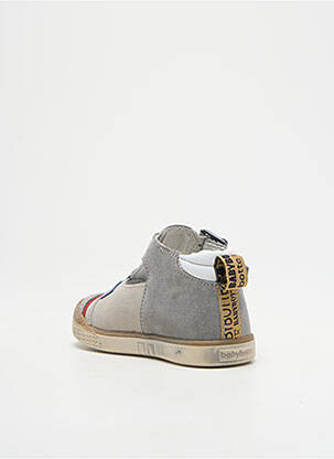 Bottillons empiècements gris BABYBOTTE garcon