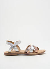 Sandales/Nu pieds argent LITTLE MARY pour fille seconde vue