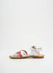 Sandales/Nu pieds argent REQINS pour fille seconde vue