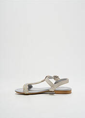 Sandales/Nu pieds argent REQINS pour fille seconde vue