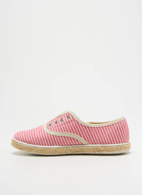 Espadrilles bout rond bout rond rose PARE GABIA fille