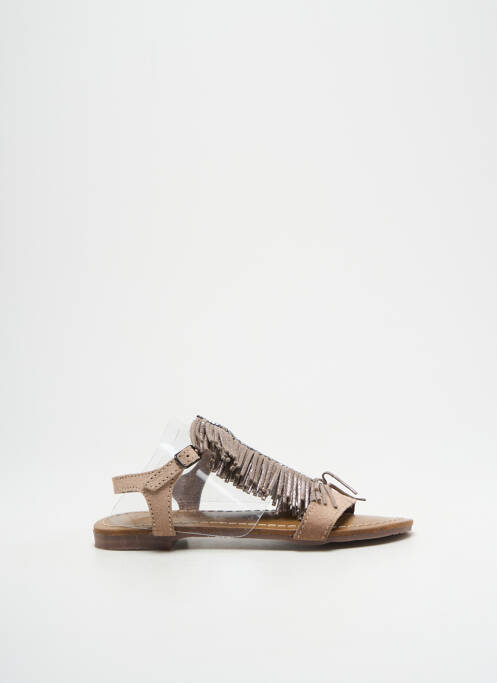 Sandales/Nu pieds marron REQINS pour fille