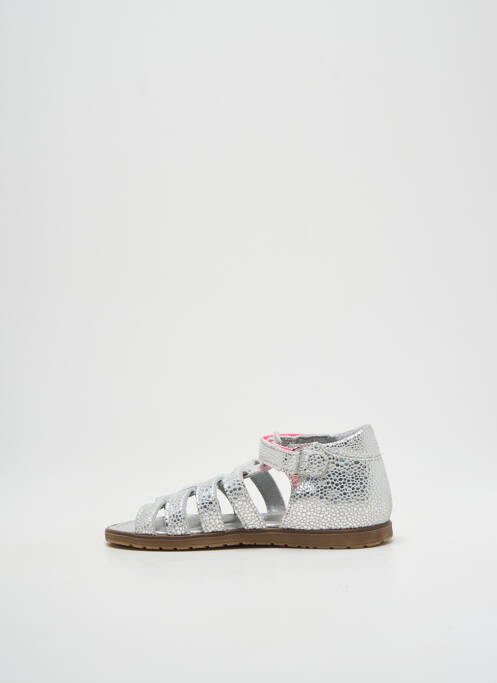 Spartiates argent LITTLE MARY pour fille