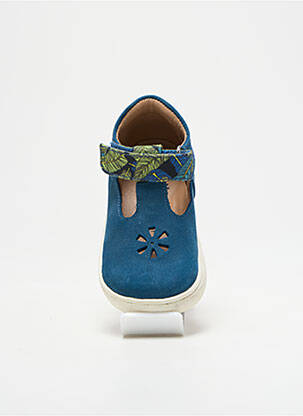 Sandales/nu pieds fermeture scratch bleu ASTER fille