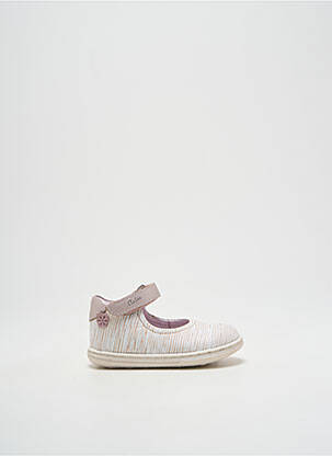Ballerines impression bout rond beige ASTER fille