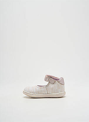 Ballerines impression bout rond beige ASTER fille