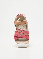 Sandales/Nu pieds rose KICKERS pour fille seconde vue