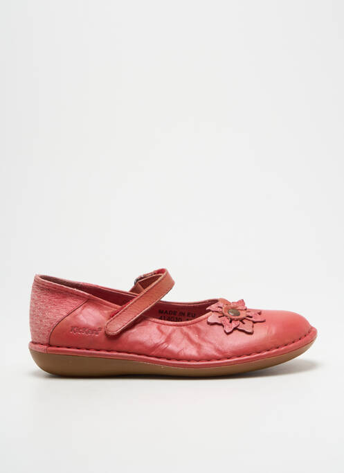 Ballerines rouge KICKERS pour fille