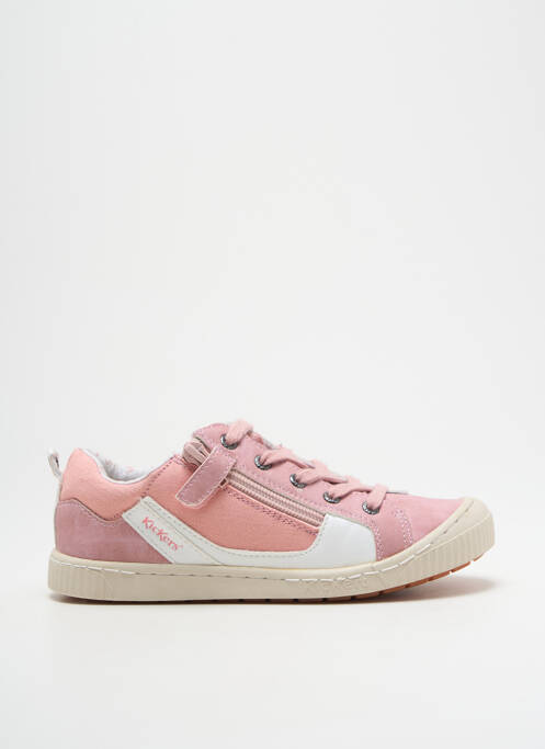 Baskets rose KICKERS pour fille