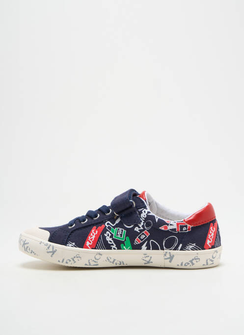 Baskets bleu KICKERS pour garçon