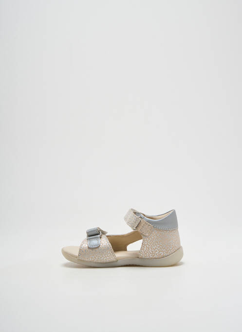 Sandales/Nu pieds argent KICKERS pour fille