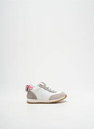 Baskets fermeture lacets bout rond blanc BEBERLIS fille