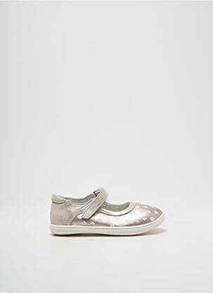 Ballerines matière lisse bout rond or GBB fille