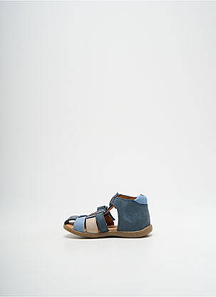 Sandales/nu pieds nubuck bout rond bleu GBB garçon