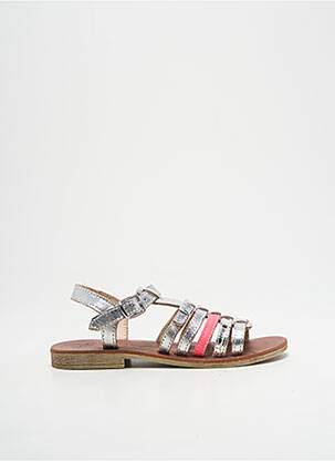 Sandales/Nu pieds argent GBB pour fille