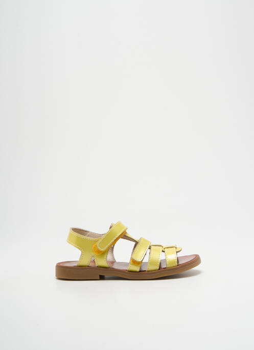 Sandales/Nu pieds jaune GBB pour fille