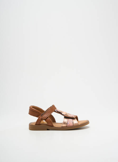 Sandales/Nu pieds marron GBB pour fille