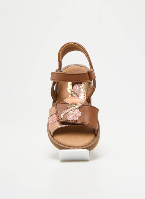 Sandales/Nu pieds marron GBB pour fille