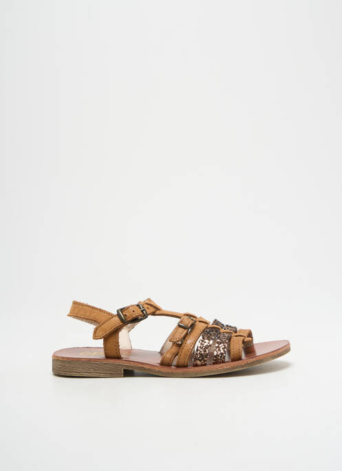 Sandales/Nu pieds marron GBB pour fille