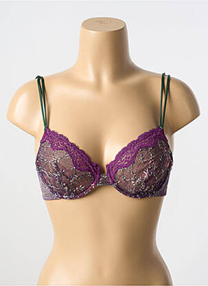 Soutien-gorge légère et transparente haut soutien-gorge moulé violet ANDRES SARDA femme