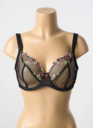 Soutien-gorge légère et transparente haut soutien-gorge emboitant noir FREYA femme
