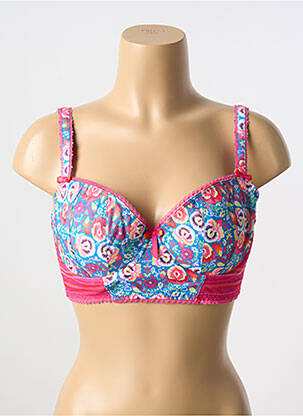 Soutien-gorge effet matière satinée haut soutien-gorge moulé rose FREYA femme