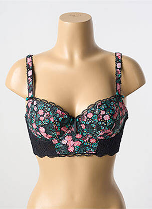 Top/caraco tissage jersey noir FREYA femme